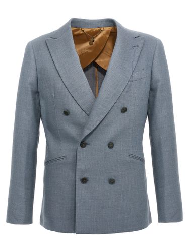 Silk Men's Blazer - MAURIZIO MIRI - Modalova