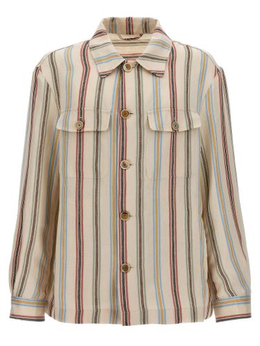 Etro Multicolor Linen Men's Blouse - Etro - Modalova