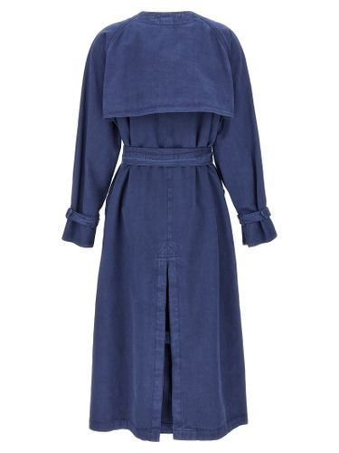 Max Mara Blue Cotton Women's Coat - Max Mara - Modalova