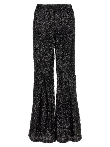 Polyester Flared Women's Pants - LE TWINS - Modalova