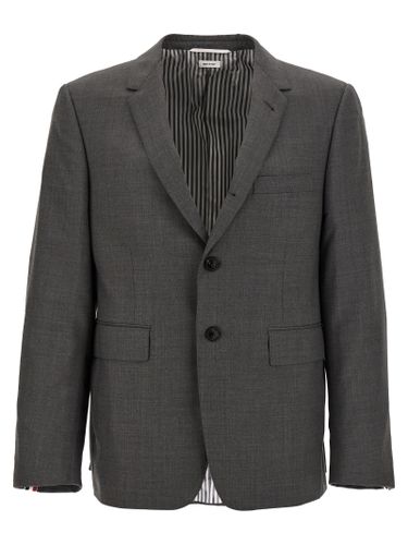 Thom Browne Gray Wool Men's Blazer - Thom Browne - Modalova