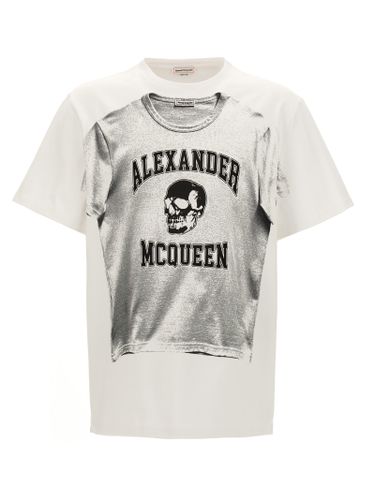 Cotton Men's T-Shirt - Alexander McQueen - Modalova