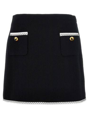 Viscose Long Women's Skirt - Moschino - Modalova