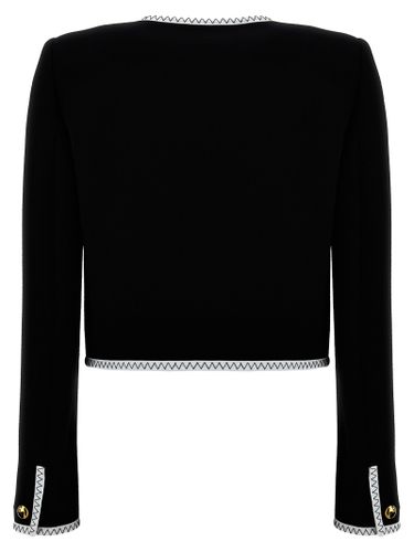 Viscose Full-Length Women's Jacket - Moschino - Modalova