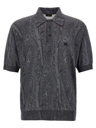 Silk Polo Men's Shirt - Etro - Modalova