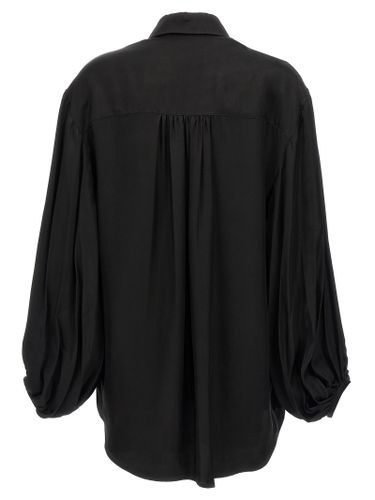 Khaite Black Cupro Women's Blouse - Khaite - Modalova