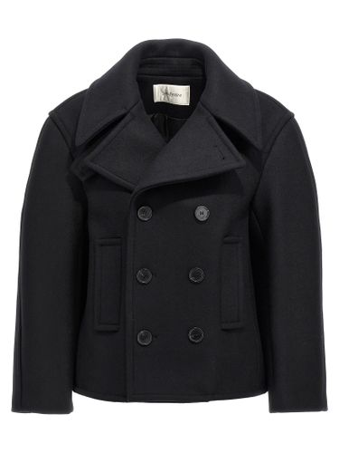 Virgin Wool Women's Coat - Saint Laurent - Modalova