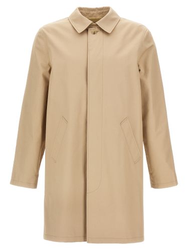 A.P.C. Beige Cotton Men's Coat - A.P.C. - Modalova