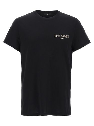 Organic Cotton Men's T-Shirt - Balmain - Modalova