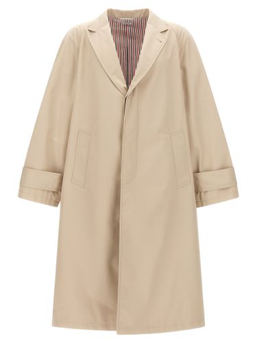 Polyester Men's Coat - Thom Browne - Modalova