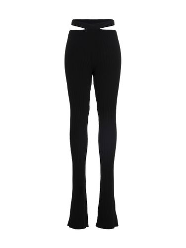 Viscose Flared Women's Pants - ANDREĀDAMO - Modalova