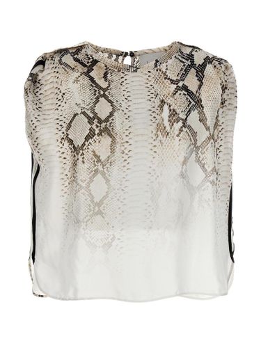 Viscose Women's Blouse - NUDE - Modalova