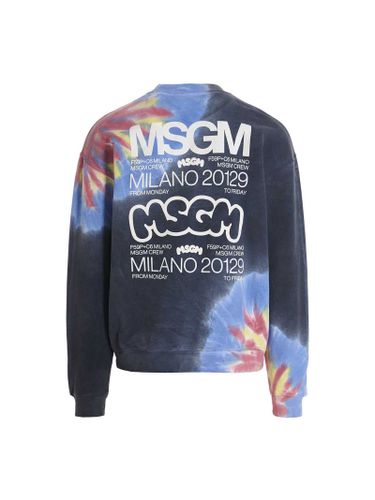 Cotton Men's Sweatshirt - MSGM - Modalova