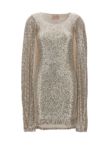 Polyester Short Women's Dress - LE TWINS - Modalova