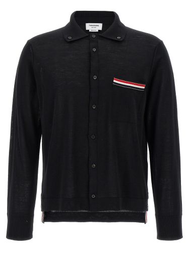 Virgin Wool Men's Cardigan - Thom Browne - Modalova