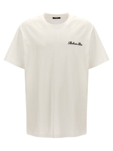 Cotton Men's T-Shirt - Balmain - Modalova