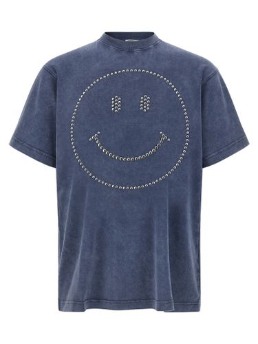 Moschino Blue Cotton Men's T-Shirt - Moschino - Modalova