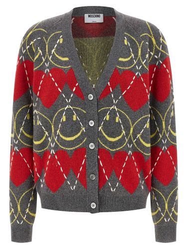 Wool Women's Cardigan - Moschino - Modalova