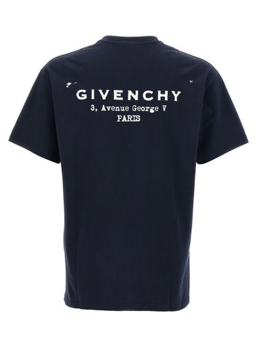 Givenchy Blue Cotton Men's T-Shirt - Givenchy - Modalova
