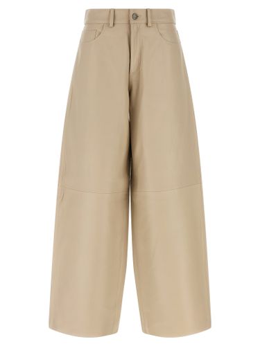 Haikure Beige Leather Women's Pants - Haikure - Modalova