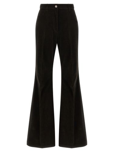 Cotton Flared Women's Pants - Ferragamo - Modalova