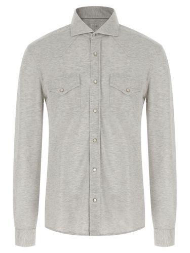 Cotton Men's Blouse - Brunello Cucinelli - Modalova