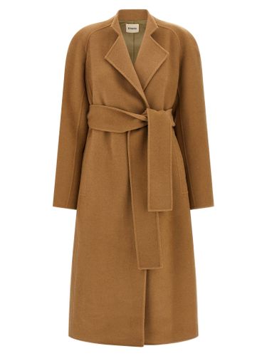 Khaite Brown Wool Women's Coat - Khaite - Modalova