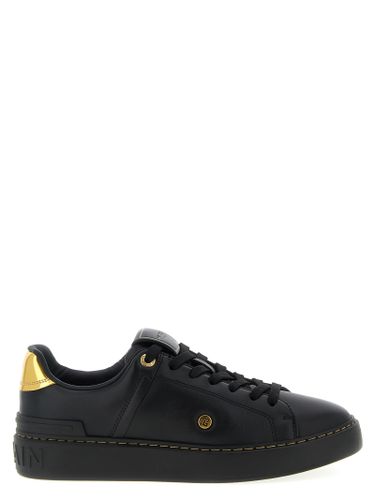 Lamb Leather Low Top Women's Sneakers - Balmain - Modalova