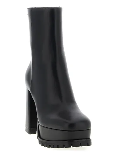 Calfskin Ankle Women's Boots - Gianvito Rossi - Modalova