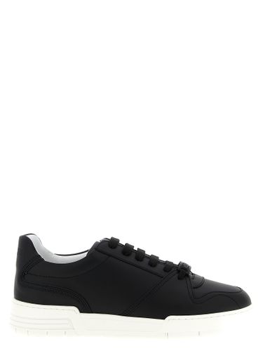 Leather Low Top Men's Sneakers - Moschino - Modalova