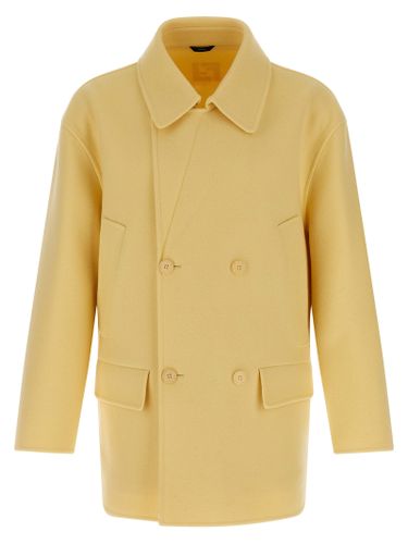 Virgin Wool Men's Coat - Fendi - Modalova