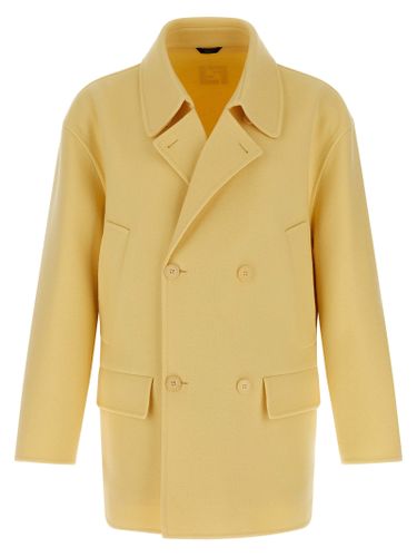 Virgin Wool Men's Coat - Fendi - Modalova