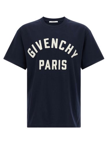 Givenchy Blue Cotton Men's T-Shirt - Givenchy - Modalova