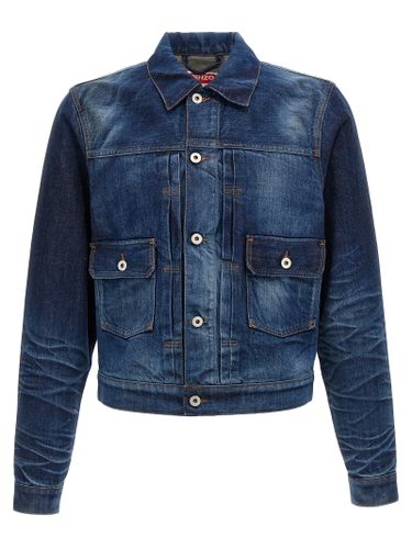 Cotton Denim Men's Jacket - Kenzo - Modalova