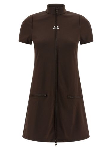 Polyester Short Women's Dress - Courrèges - Modalova