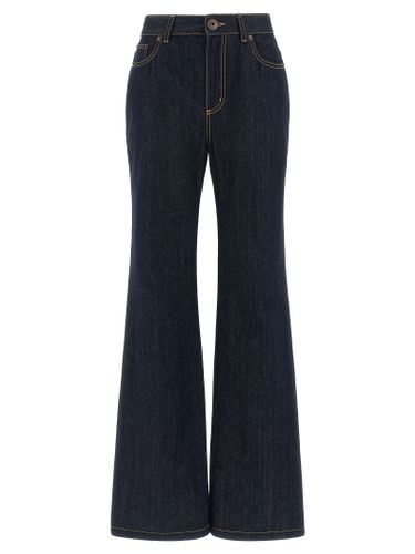 Cotton Flared Women's Jeans - Alexander McQueen - Modalova