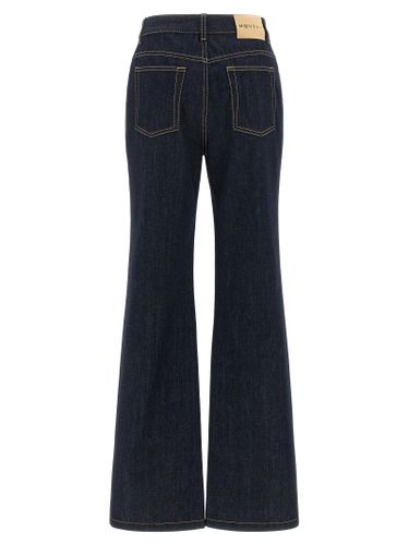 Cotton Flared Women's Jeans - Alexander McQueen - Modalova