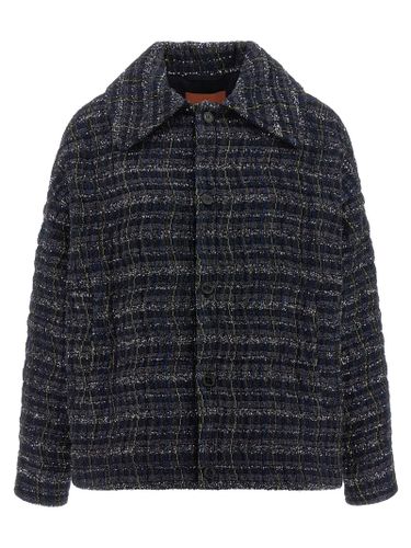 Missoni Blue Viscose Women's Coat - Missoni - Modalova