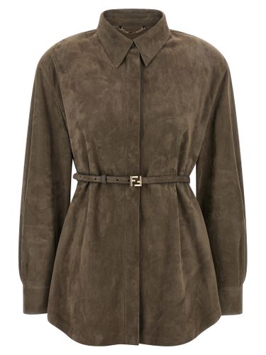 Lamb Leather Women's Blouse - Fendi - Modalova