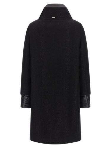 Herno Black Wool Women's Coat - Herno - Modalova