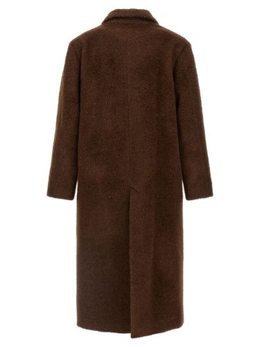 SÉFR Brown Wool Men's Coat - SÉFR - Modalova
