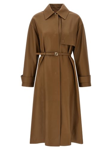 Lamb Leather Women's Coat - Fendi - Modalova