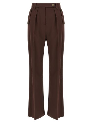 Polyester Casual Women's Pants - Elisabetta Franchi - Modalova