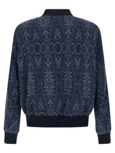 Etro Blue Cotton Men's Bomber - Etro - Modalova