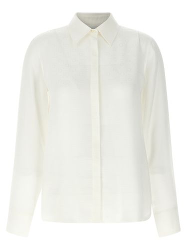 Ferragamo White Silk Women's Blouse - Ferragamo - Modalova