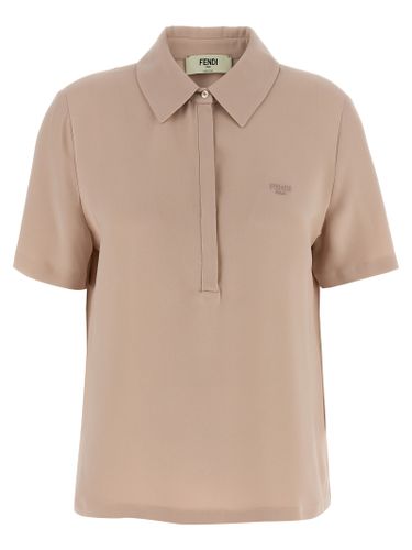 Silk Polo Women's Shirt - Fendi - Modalova