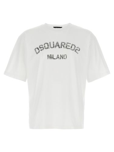 Cotton Men's T-Shirt - Dsquared² - Modalova