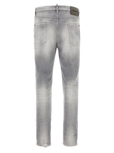 Cotton Straight-Leg Men's Jeans - Dsquared² - Modalova