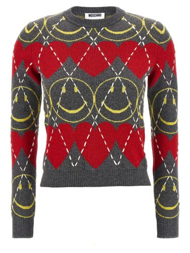 Wool Women's Cardigan - Moschino - Modalova