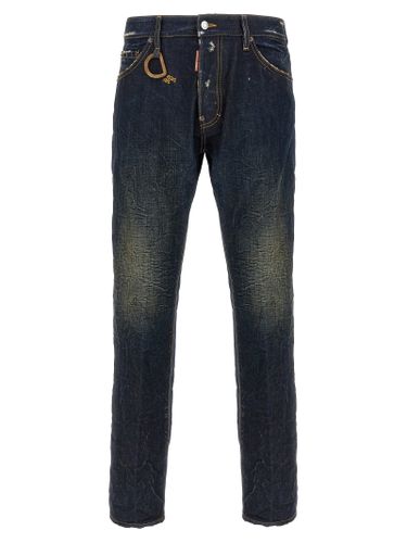 Cotton Slim Fit Men's Jeans - Dsquared² - Modalova